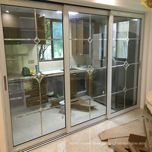 Woodwin High Quality Double Tempered Glass Thermal Break Aluminum Sliding Door